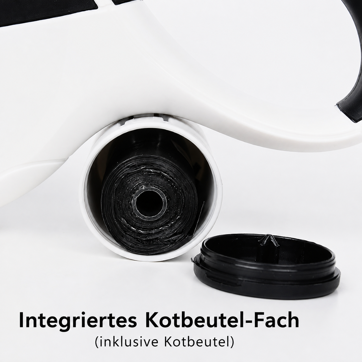 Hundeleine mit Kotbeutel-Spender Sehr praktisch bei jedem Spaziergang mit dem Hund.