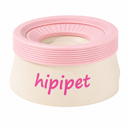 Wigglefolk Anti-Spritz Wassernapf für Hunde & Katzen – Kontrollierte Wasserabgabe