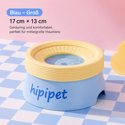 Wigglefolk Anti-Spritz Wassernapf für Hunde & Katzen – Kontrollierte Wasserabgabe