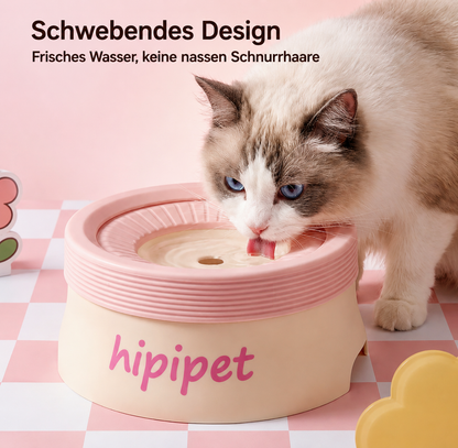 Wigglefolk Anti-Spritz Wassernapf für Hunde & Katzen – Kontrollierte Wasserabgabe