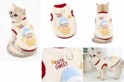 Kuscheliger Haustierpullover für Katzen & kleine Hunde