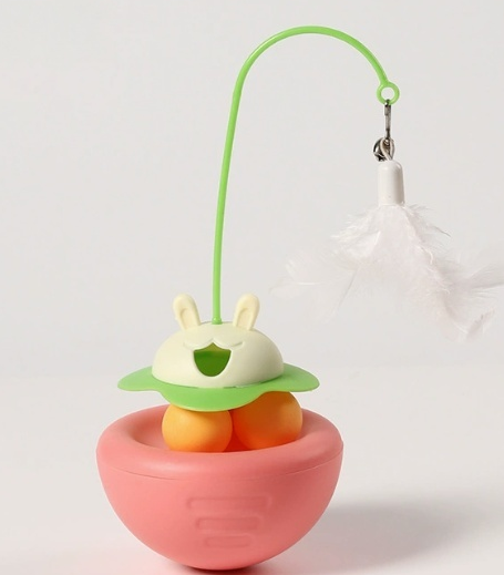 Cat Tumbler Treat-Dispensing Toy