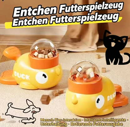 Cute Little Yellow Duck Automatic Pet Feeder
