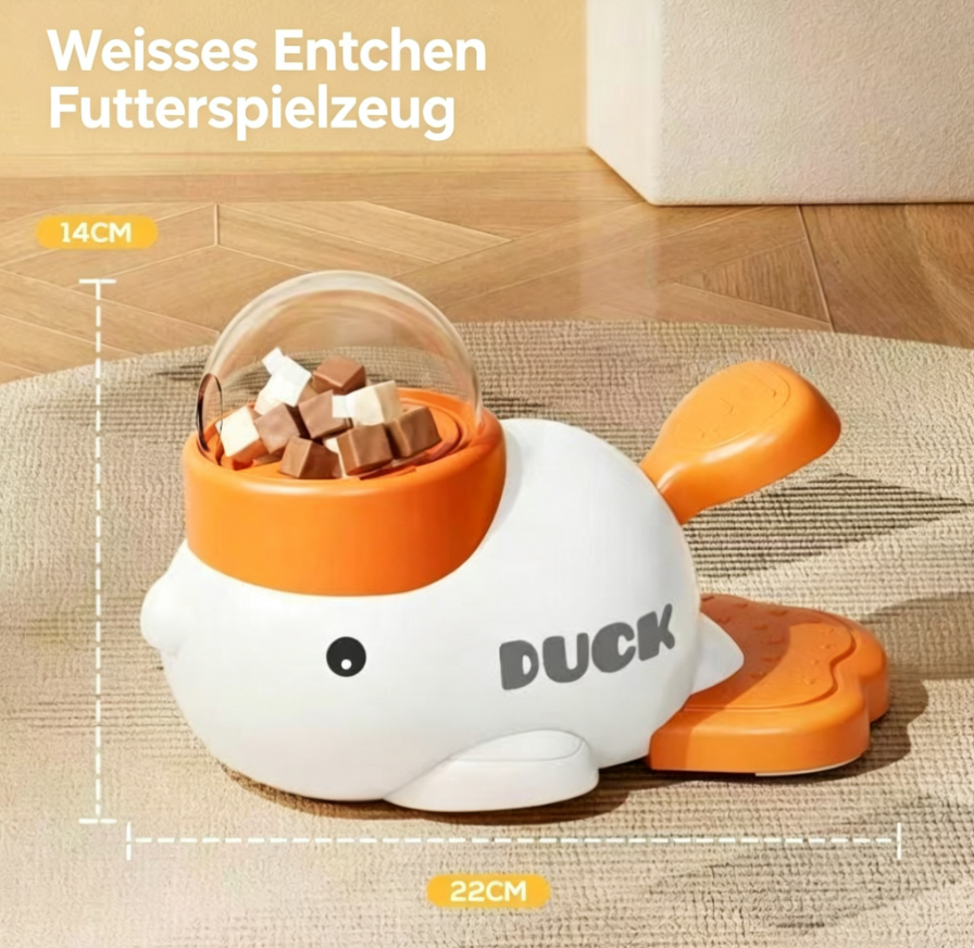 Cute Little Yellow Duck Automatic Pet Feeder