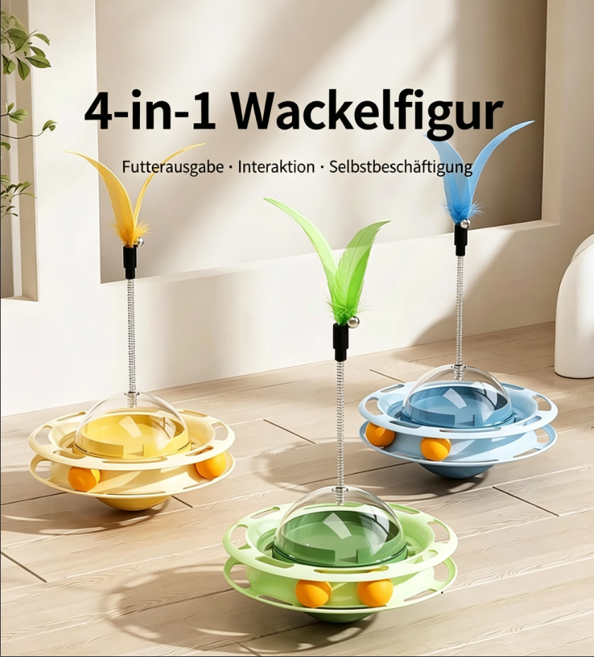 Interactive Cat Toy: Supports Independent Play