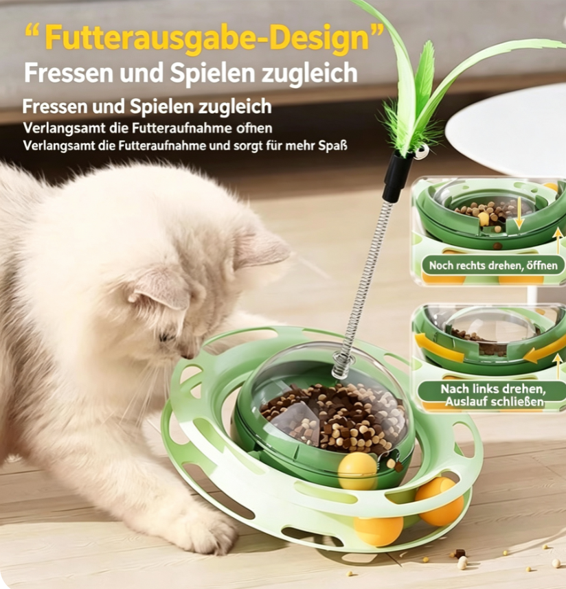 Interactive Cat Toy: Supports Independent Play