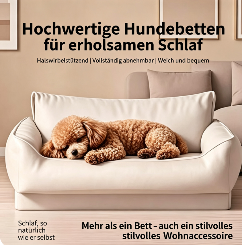Waterproof, bite-resistant, and scratch-resistant sofa-style dog bed