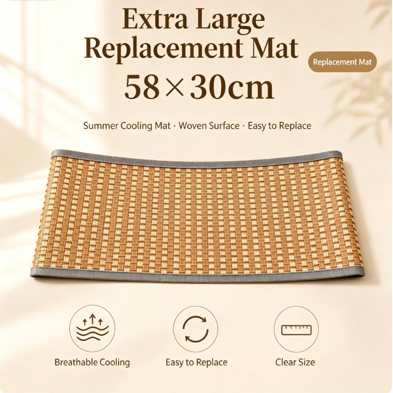 Natural Rattan Cat Bed – Elegant Wooden Lounger for Comfortable