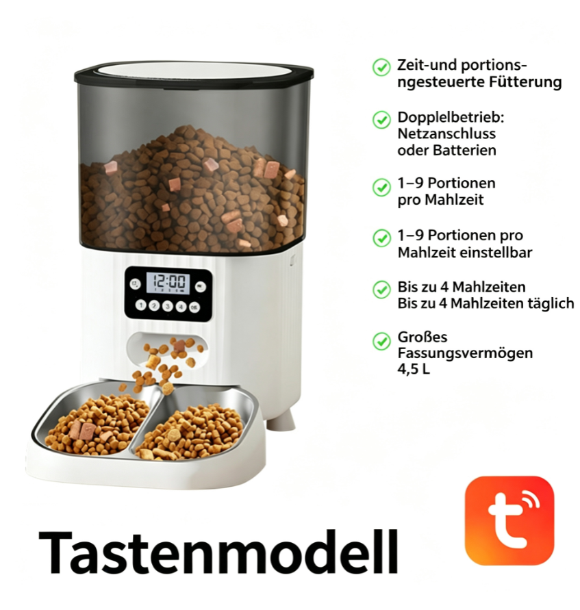 Smart Pet Feeder for Cats and Dogs