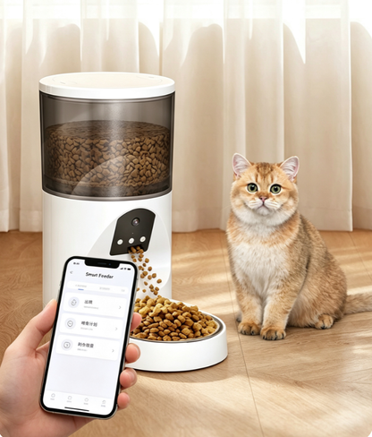 Smart Pet Feeder with Camera + App