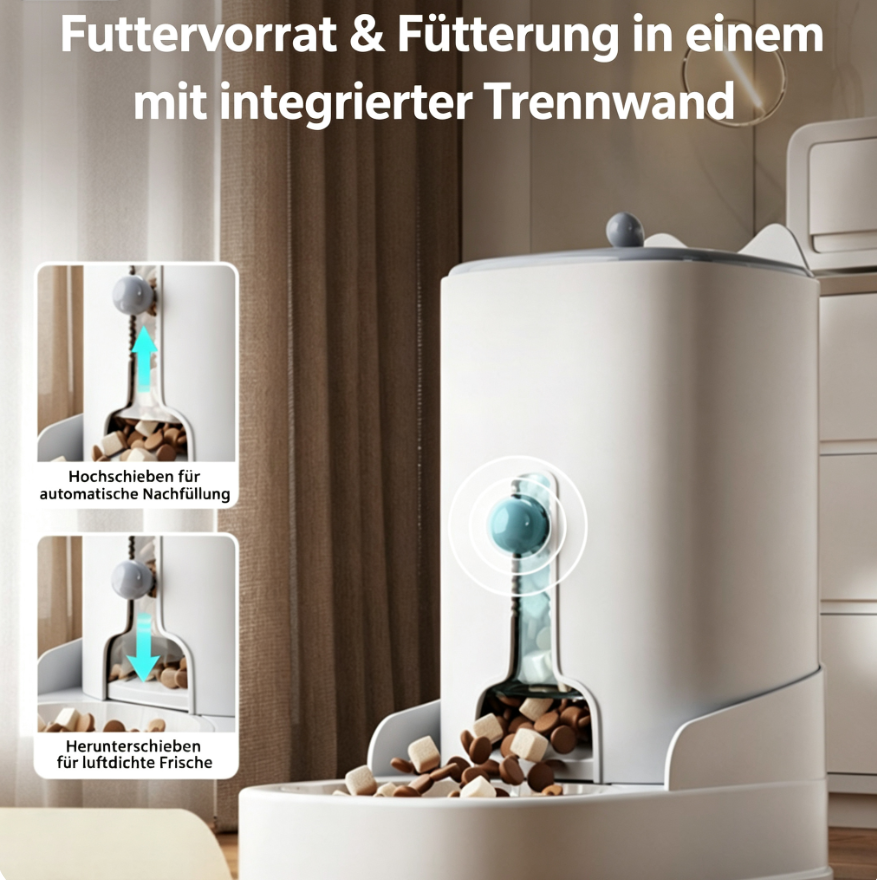 Automatischer Futterspender für Hunde & Katzen