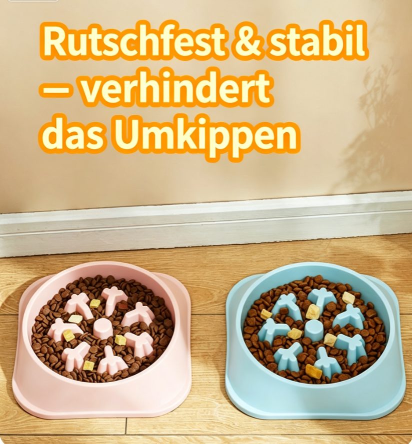 Slow-Feeder Pet Bowl (Anti-Choking)