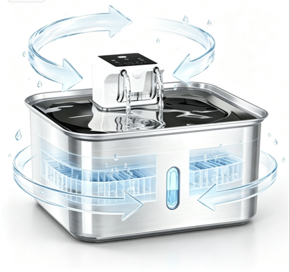 Smart Stainless Steel Pet Water Fountain