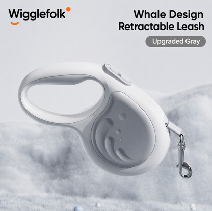Wigglefolk Retractable Dog Leash with  | 5M Tangle-Free Pet Leash