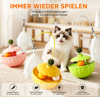 Cat Tumbler Treat-Dispensing Toy