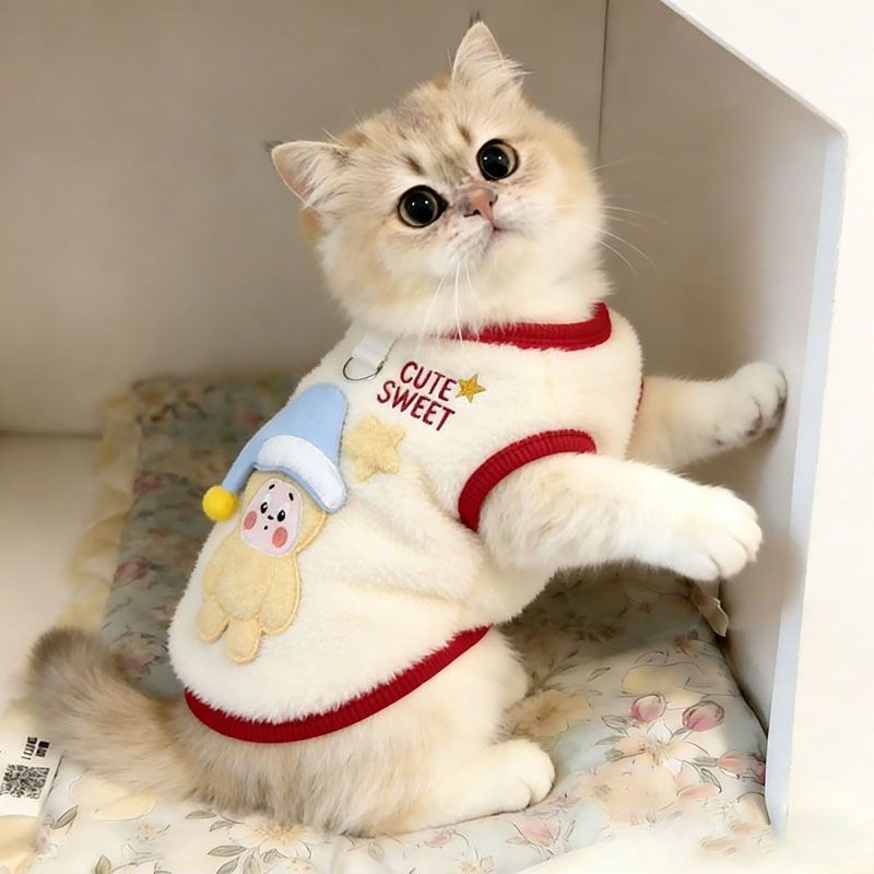 Kuscheliger Haustierpullover für Katzen & kleine Hunde