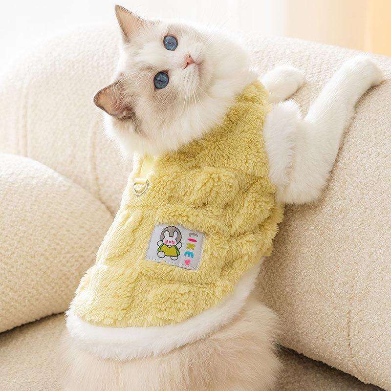 Gemusterter Strickpullover für Katzen und kleine Hunde