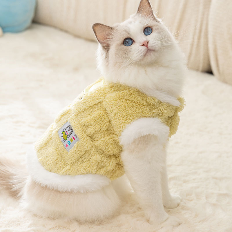 Gemusterter Strickpullover für Katzen und kleine Hunde