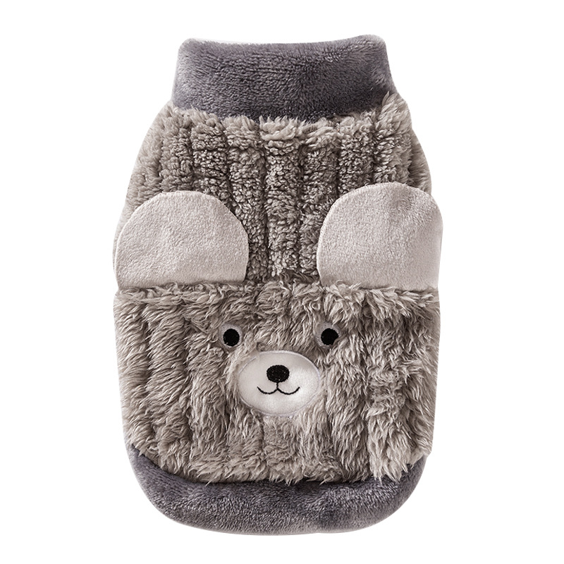 Kuscheliger Teddy-Pullover für Katzen und kleine Hunde