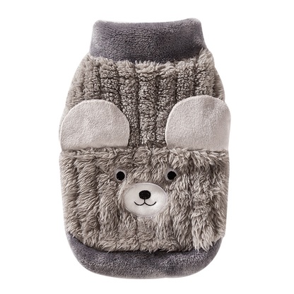 Kuscheliger Teddy-Pullover für Katzen und kleine Hunde