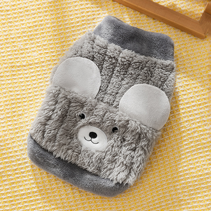Kuscheliger Teddy-Pullover für Katzen und kleine Hunde