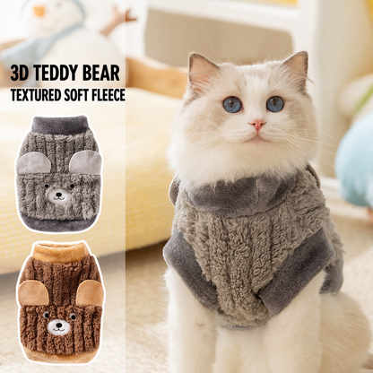 Kuscheliger Teddy-Pullover für Katzen und kleine Hunde
