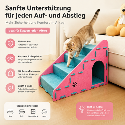 Wigglefolk Haustiertreppe mit Ruheplatz