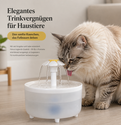 Wigglefolk Katzen-Trinkbrunnen – Fließendes Wasser für den täglichen Trinkplatz