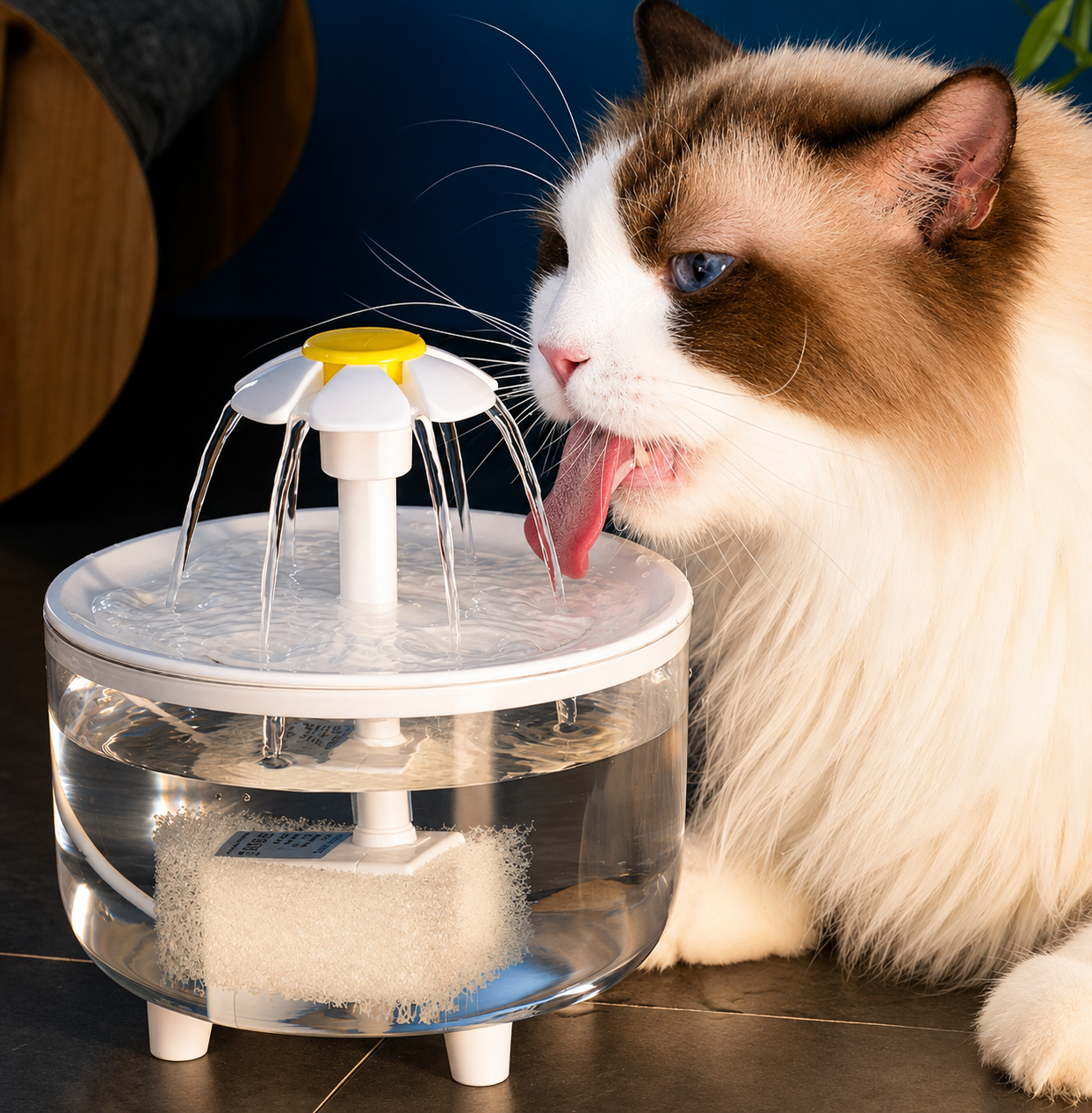 Wigglefolk Katzen-Trinkbrunnen – Fließendes Wasser für den täglichen Trinkplatz