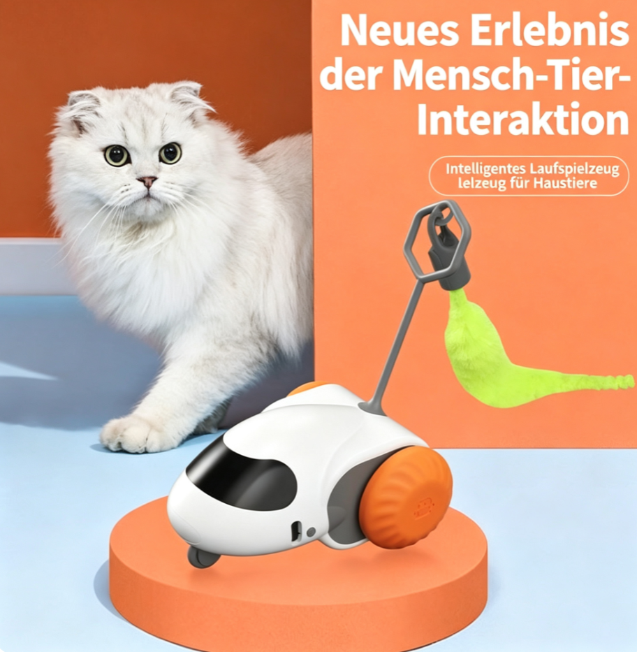 Smart Electric Cat Toy: Durable, Self-Playing, and Quiet—Simulated Mouse Sports Car for Boredom Relief