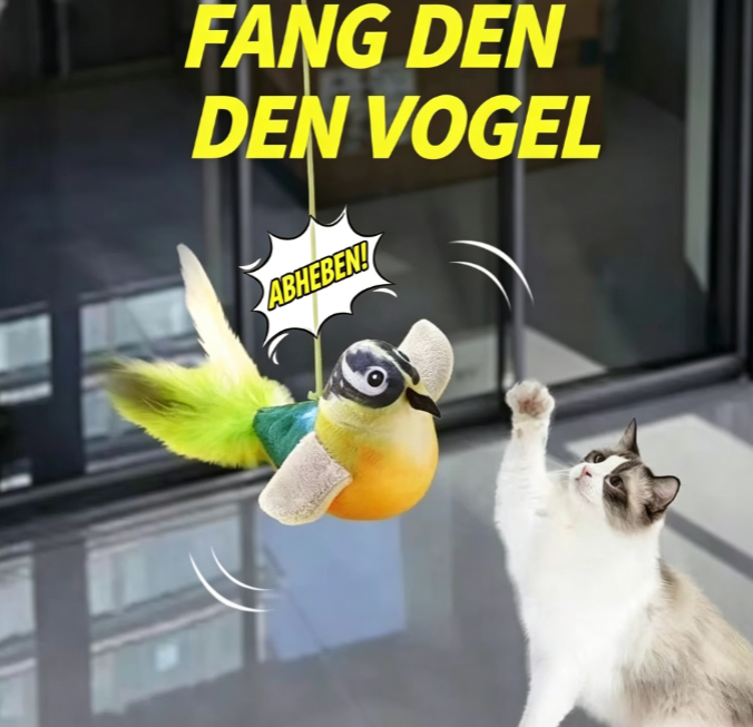 Interactive cat toy featuring sensor technology :