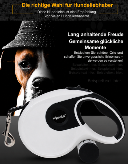 Hundeleine mit Kotbeutel-Spender  Sehr praktisch bei jedem Spaziergang mit dem Hund.