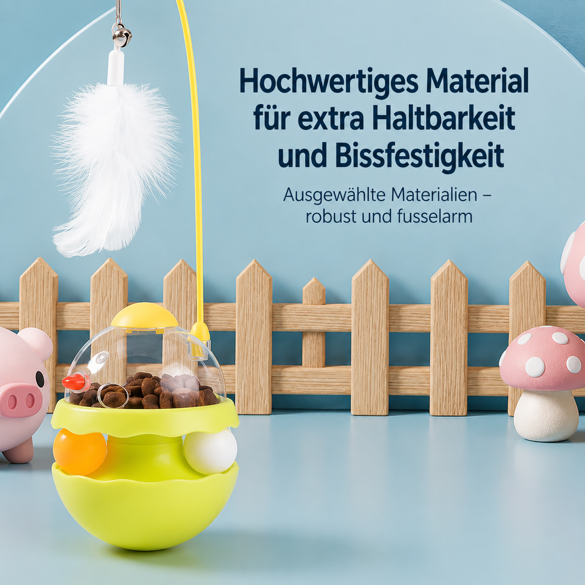 Wigglefolk Interaktives Katzenspielzeug – Wackelspielzeug