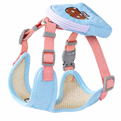 Wigglefolk Hunde-Geschirr mit Mini-Rucksack