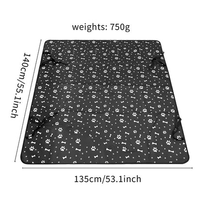 Waterproof and Dirt-Resistant Rear Seat Car Mat – Outdoor Barrier Mat
