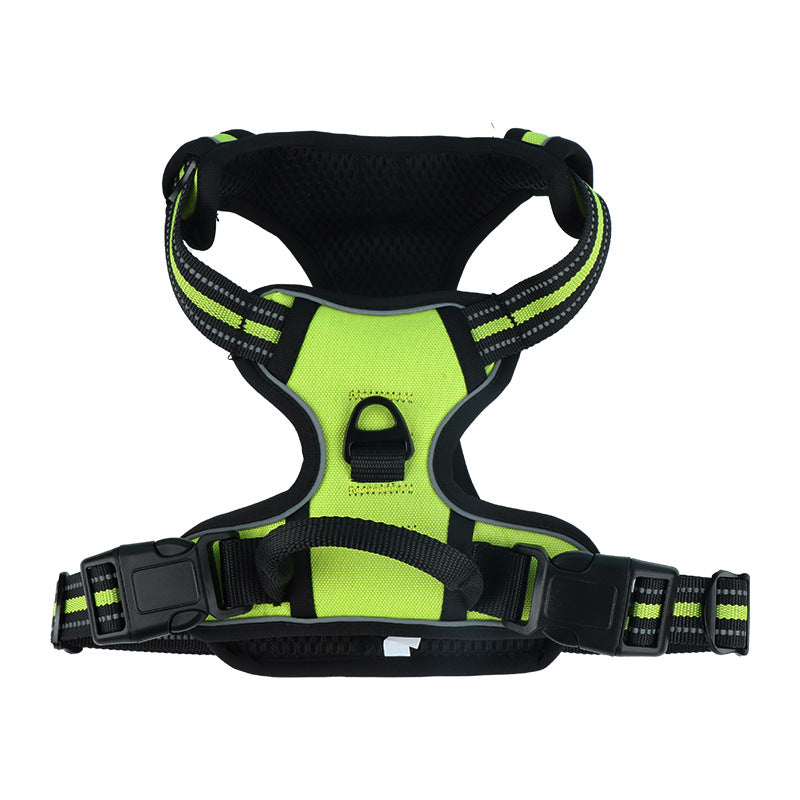 Reflective No-Pull Dog Harness and Leash Set – Vest-Style Harness for Large Dogs