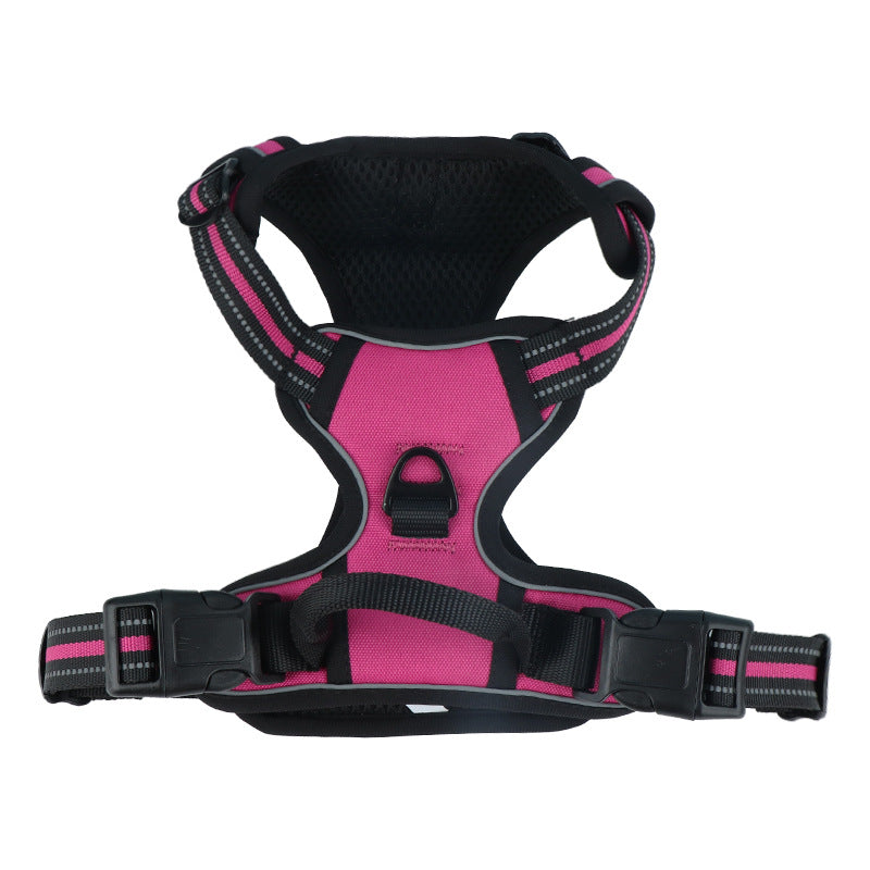 Reflective No-Pull Dog Harness and Leash Set – Vest-Style Harness for Large Dogs