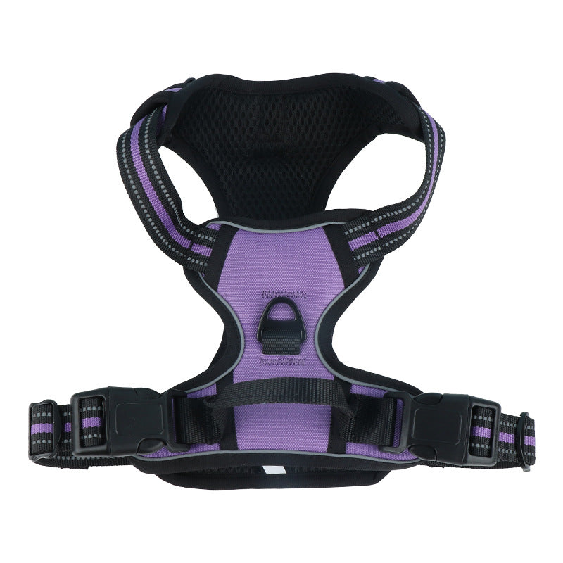 Reflective No-Pull Dog Harness and Leash Set – Vest-Style Harness for Large Dogs