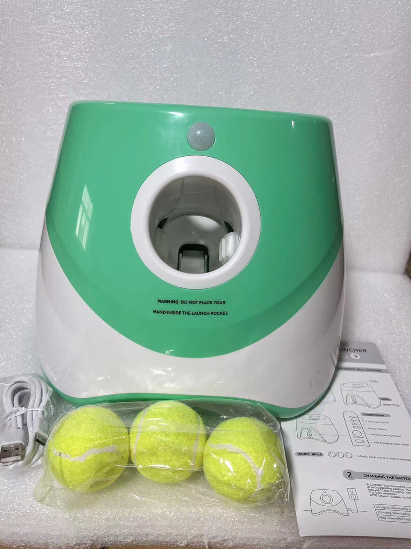 Outdoor Elastic Tennis Ball Launcher for Dogs