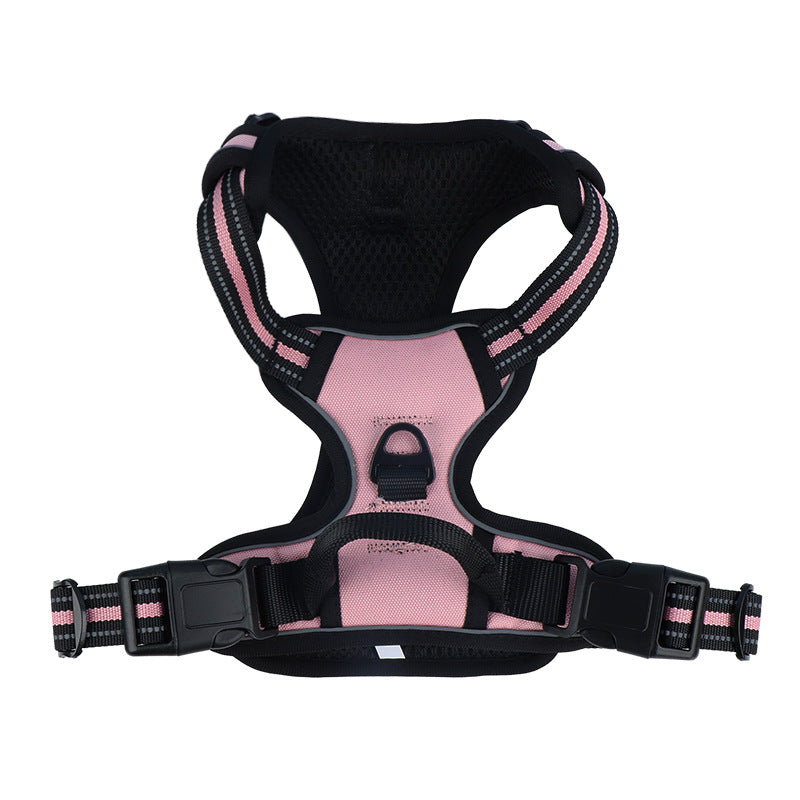 Reflective No-Pull Dog Harness and Leash Set – Vest-Style Harness for Large Dogs