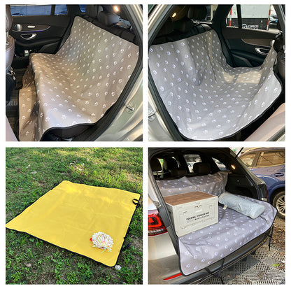 Waterproof and Dirt-Resistant Rear Seat Car Mat – Outdoor Barrier Mat