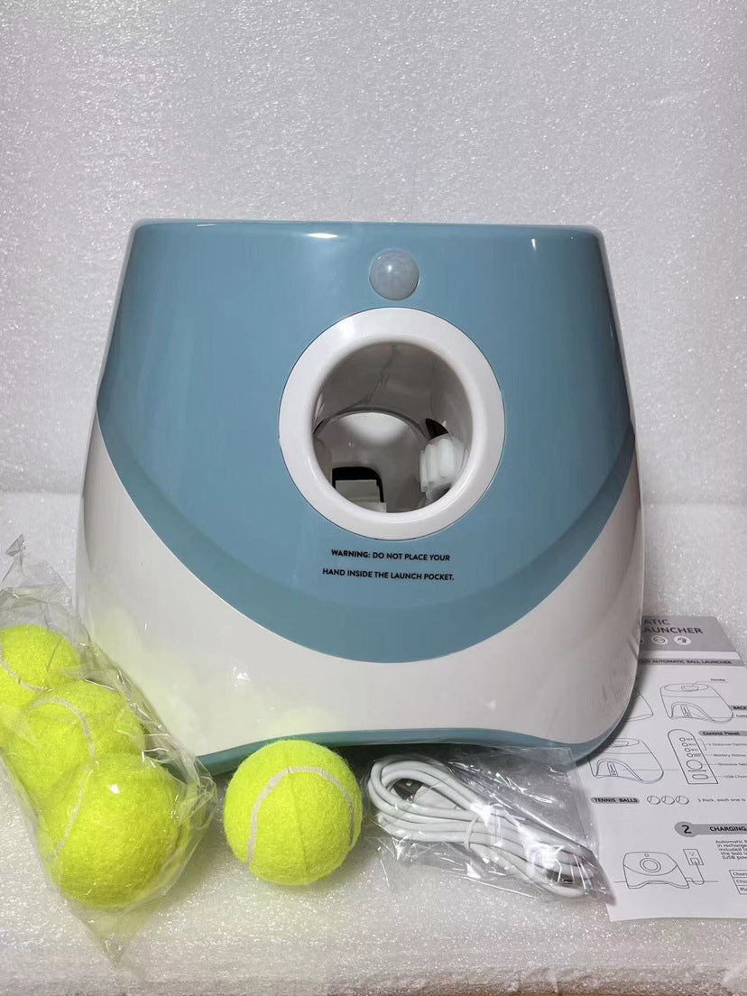Outdoor Elastic Tennis Ball Launcher for Dogs