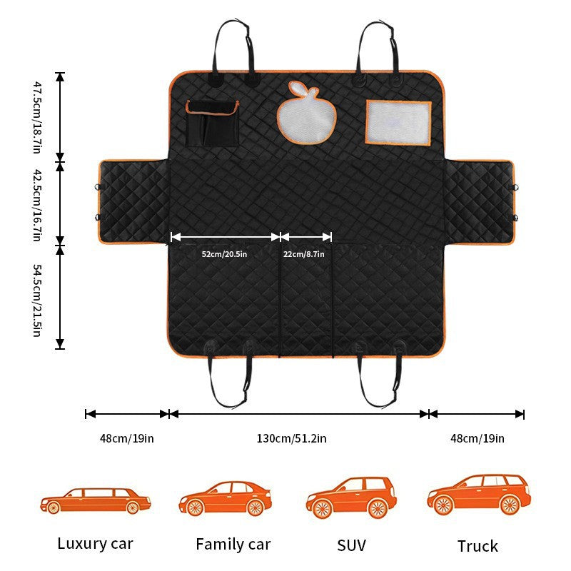 Waterproof and eco-friendly car seat mat for pets
