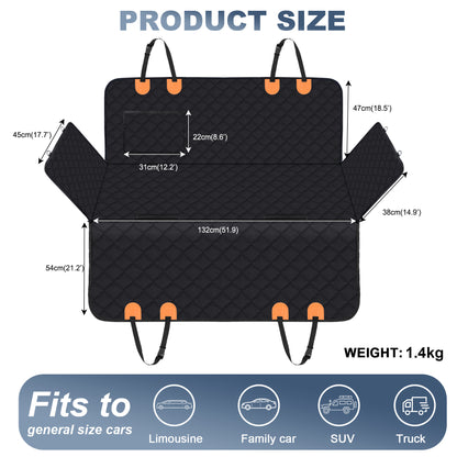 Waterproof and eco-friendly car seat mat for pets