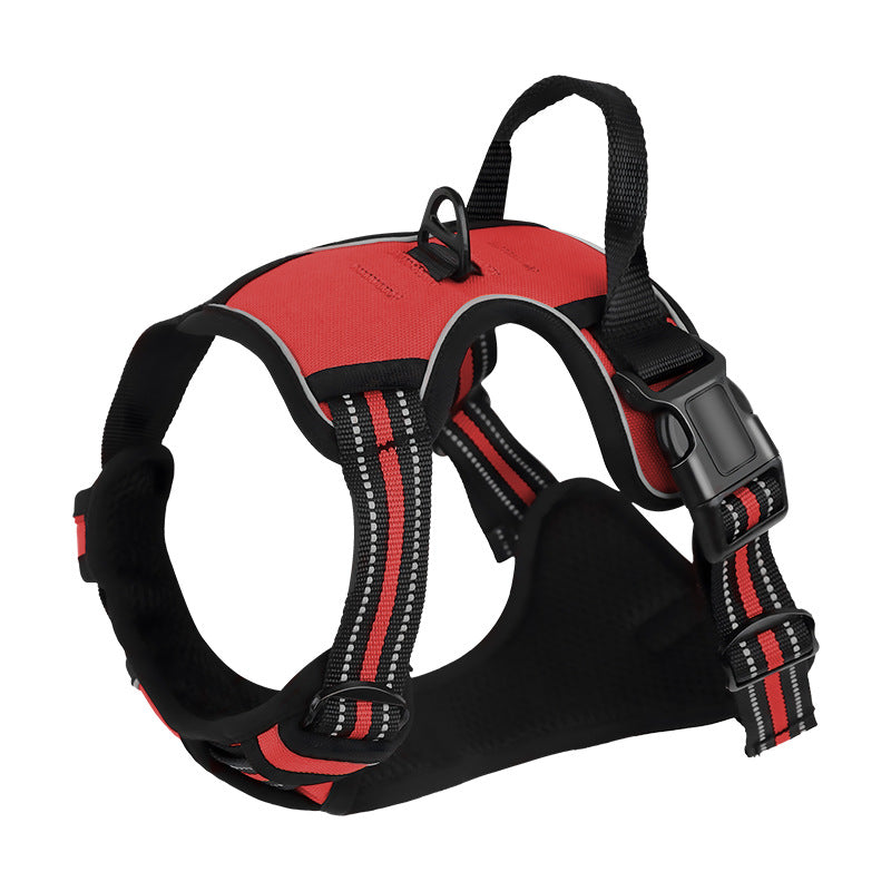 Reflective No-Pull Dog Harness and Leash Set – Vest-Style Harness for Large Dogs