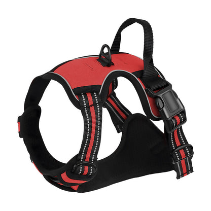 Reflective No-Pull Dog Harness and Leash Set – Vest-Style Harness for Large Dogs