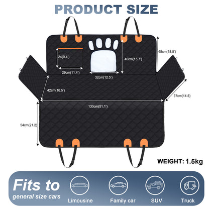Waterproof and eco-friendly car seat mat for pets