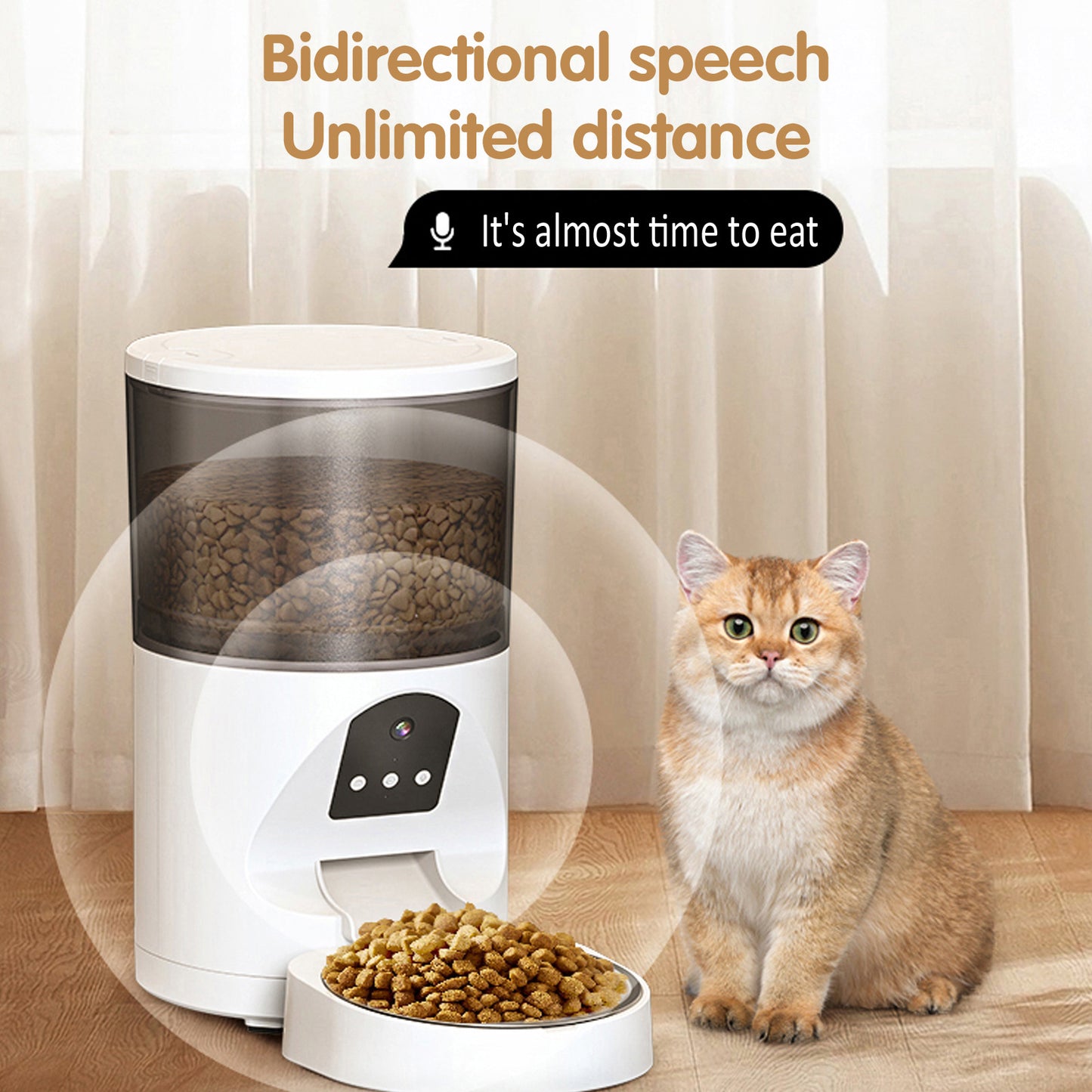 Smart Pet Feeder with Camera + App