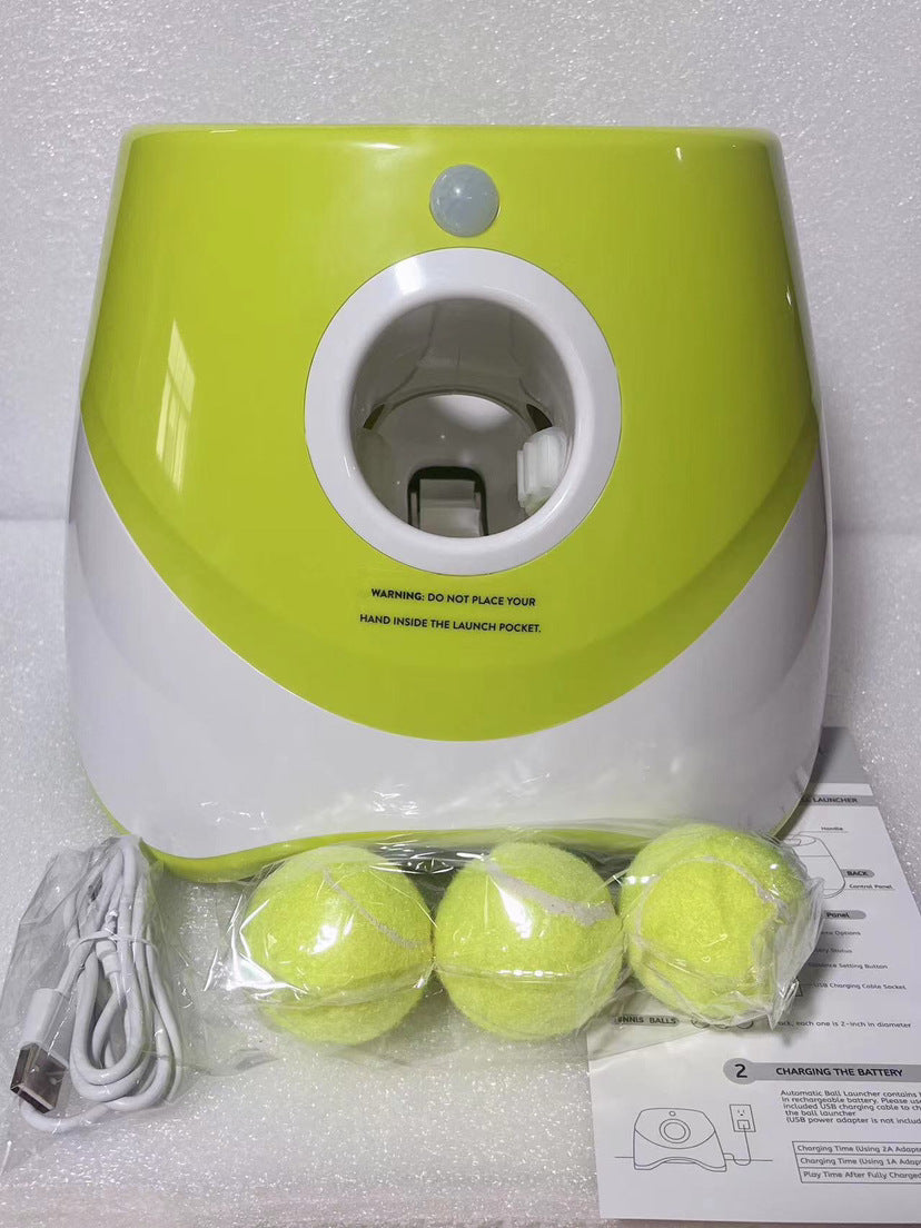 Outdoor Elastic Tennis Ball Launcher for Dogs