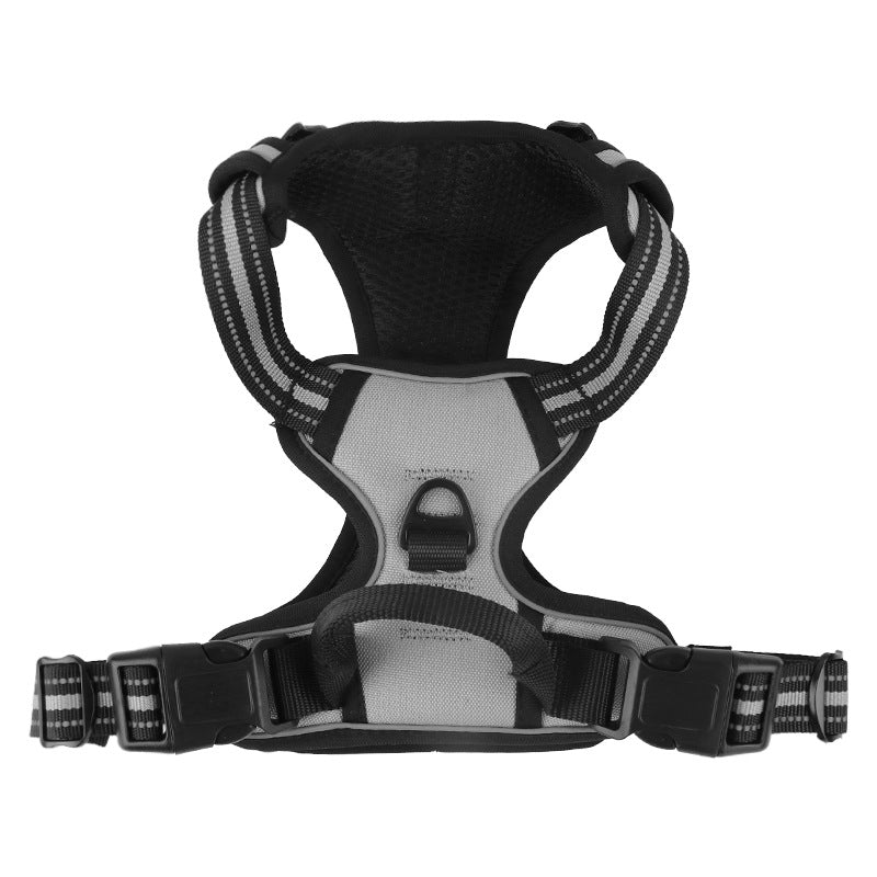 Reflective No-Pull Dog Harness and Leash Set – Vest-Style Harness for Large Dogs